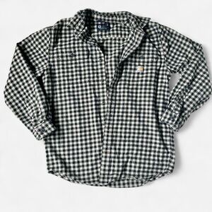 Carhartt Black and White Plaid loose fit button up outdoors - size medium